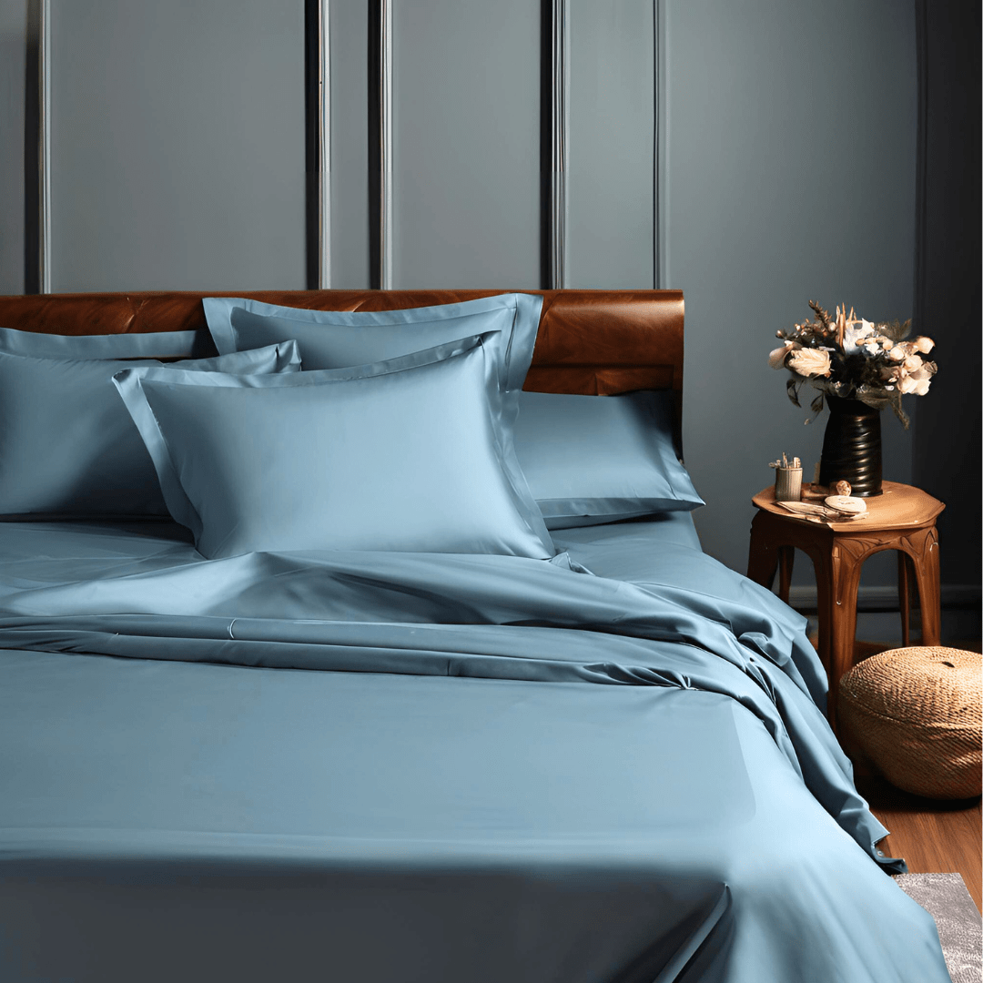 Starlight Blue 1000TC Bedsheet Set