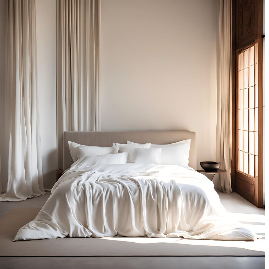 BARE Ø2 1000TC DUVET COVER IN WHITE