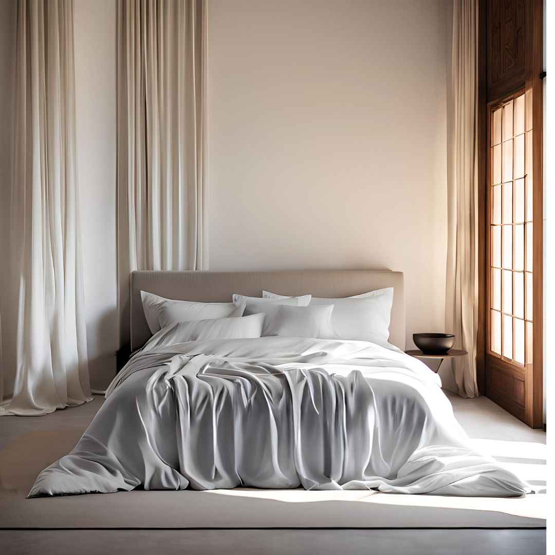 BARE Ø3 1000TC DUVET COVER IN SILVER